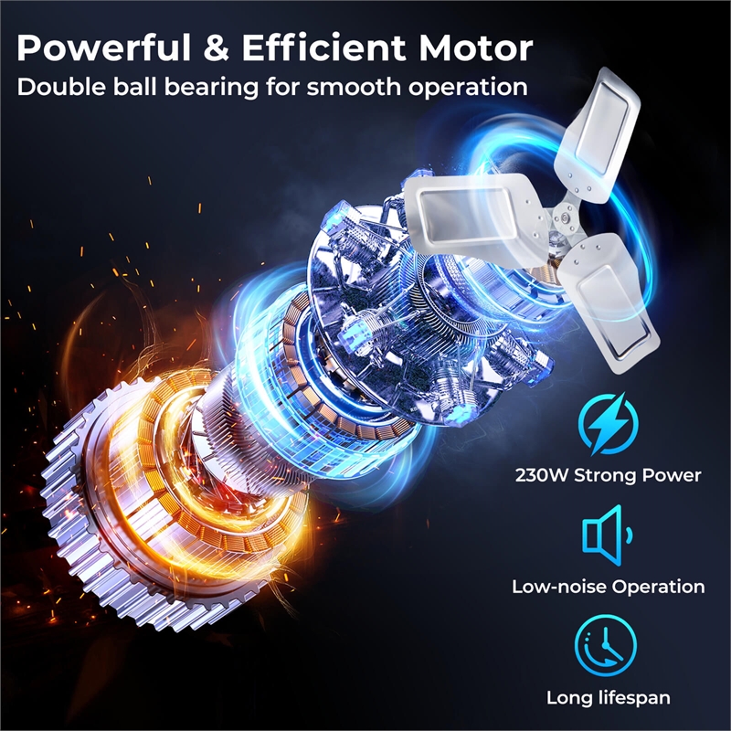 24 Inch Industrial Drum Fan with 3 Speeds Adjustable Tilt and 2 Wheels Black