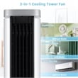 3 In 1 Portable Evaporative Air Cooler 40inch Bladeless Cooling Tower Fan White
