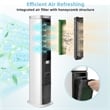 3 In 1 Portable Evaporative Air Cooler 40inch Bladeless Cooling Tower Fan White