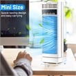 14inch Mini Oscillating Tower Fan Electric Desk Fan with 3 Speed and Timer White