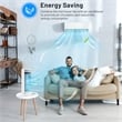 14inch Mini Oscillating Tower Fan Electric Desk Fan with 3 Speed and Timer White