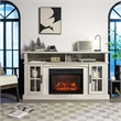 58inch Fireplace TV Stand with 1400W Electric Fireplace Grey