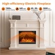 23inch 750 with 1500W 5000 BTU Electric Fireplace Insert with Timer Black