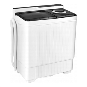 26lbs Portable Semi automatic Washing Machine withBuilt in Drain Pump Gray