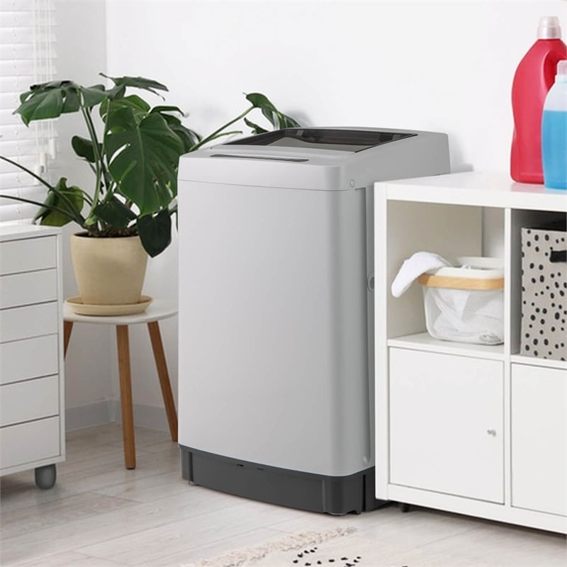 Portable Washing Machine 11 LBS Full Automatic Washer Machine Gray