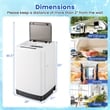 Portable Washing Machine 11 LBS Full Automatic Washer Machine White