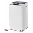 Portable Compact Washing Machine Spin Washer Drain Pump 8 Water Level Gray