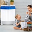 Portable Twin Tub Washing Machine Washer and SpinnerBlue