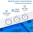 Portable Twin Tub Washing Machine Washer and SpinnerBlue