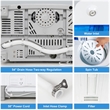 Portable Twin Tub Washing Machine Washer and SpinnerBlue