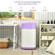 8lbs Portable Fully Automatic Washing Machine with Drain Pump Purple