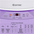 8lbs Portable Fully Automatic Washing Machine with Drain Pump Purple