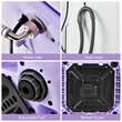 8lbs Portable Fully Automatic Washing Machine with Drain Pump Purple