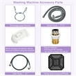8lbs Portable Fully Automatic Washing Machine with Drain Pump Purple