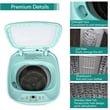 8lbs Portable Fully Automatic Washing Machine with Drain Pump Green
