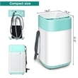 8lbs Portable Fully Automatic Washing Machine with Drain Pump Green
