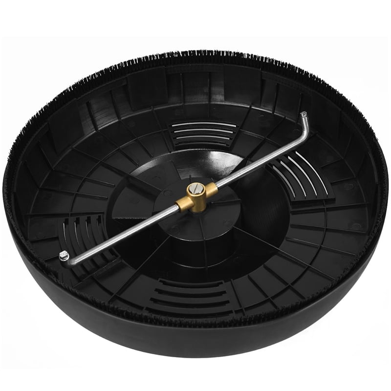 16 Inch Pressure Washer Surface Cleaner Attachment 3000 PSI Black