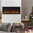 42inch Electric Fireplace Recessed Wall Mounted Freestanding Black