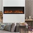 50inch Electric Fireplace Recessed Wall Mounted Freestanding Black