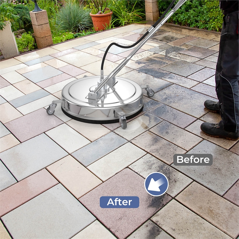 20inch Pressure Washer Surface Cleaner Stainless Steel Power Silver