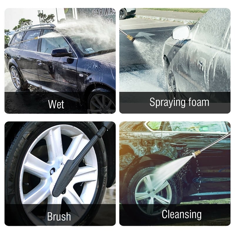 3000PSI Electric High Pressure Washer Machine 2 GPM 2000W Red