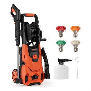 Electric Pressure Washer 2150PSI 1.2GPM Power Washer Orange