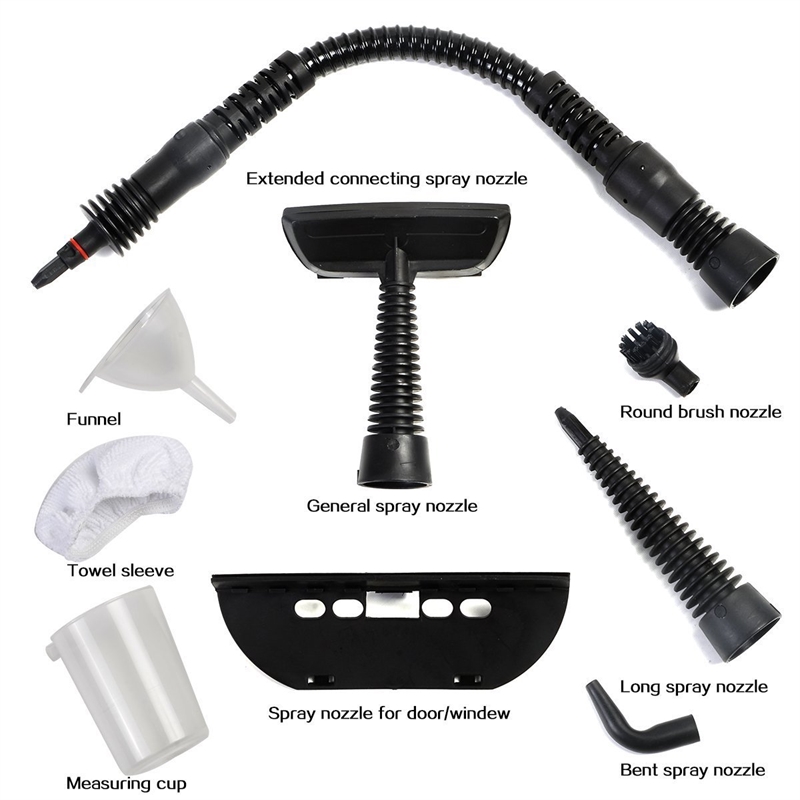 Multifunction Portable Steamer Household Steam Cleaner 1050W Red