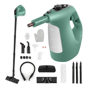1400W Multipurpose Handheld Steam Cleaner Steam Mop Green