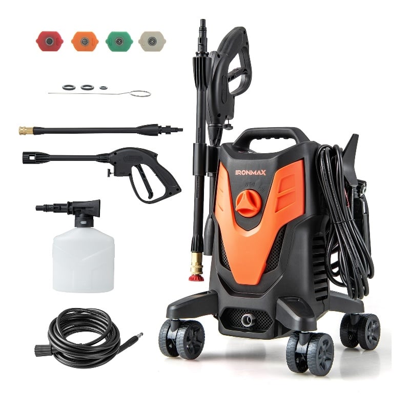 Ironmax 2400 PSI High Pressure Cleaner Electric Pressure Washer Orange