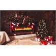 50inch Recessed Electric Fireplace Wall Mounted Heaterol Black
