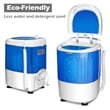 5.5lbs Portable Mini Compact Washing Machine Electric Laundry Blue