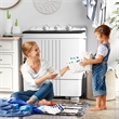 Twin Tub Portable Washing Machine with Drain Pump Timer Control Black
