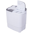 Compact Mini Twin Tub 8lbs Washing Machine White