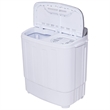 Compact Mini Twin Tub 8lbs Washing Machine White