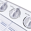 Compact Mini Twin Tub 8lbs Washing Machine White
