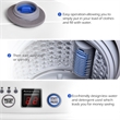 Full Automatic Laundry Wash Machine Washer Spinner Drain Pump White