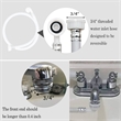 Full Automatic Laundry Wash Machine Washer Spinner Drain Pump White