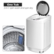 Full Automatic Laundry Wash Machine Washer Spinner Drain Pump White