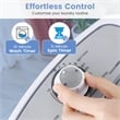 Portable Mini Counter Top Washing Machine 5.5lbs Spin Basket Laundry Gray