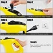 1400W Multipurpose Pressurized Steam Cleaner Mop Yellow
