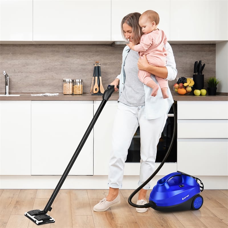 2000W Heavy Duty Steam Cleaner Mop Multi Purpose Blue