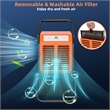 45 Pint(DOE) Portable Commercial Dehumidifier with Water Tank 4500 Sq.ft Orange