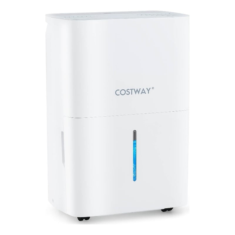 22.5 Pint(DOE) Energy Star Dehumidifier with 2 Modes 5000 Sq.ft Coverage Area White Plastic