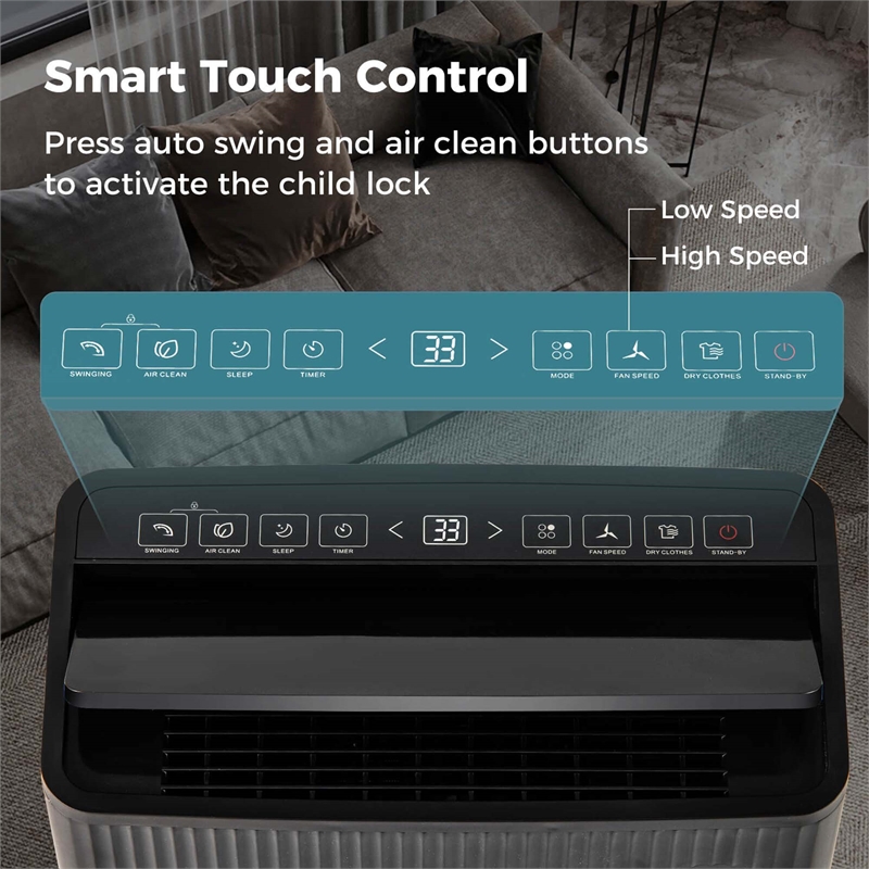 19 Pint(DOE) 4500 Sq.ft Dehumidifier for Basement with 4 Modes 3 Color Black