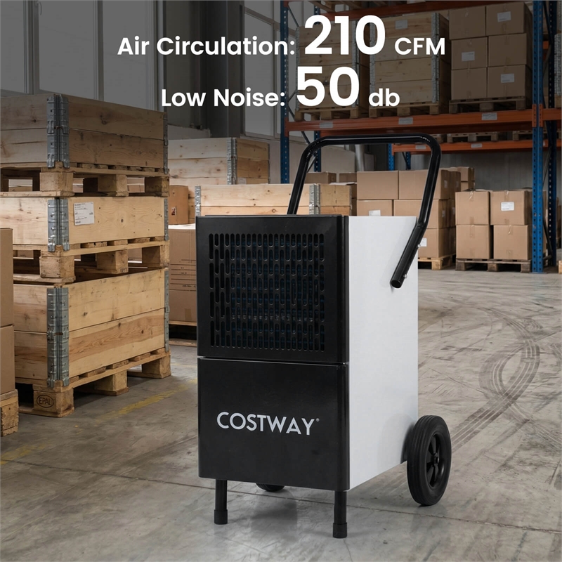 42 Pint(DOE) Dehumidifier with Built in Pump Drain Hose White