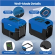 50 Pint(DOE) Commercial Dehumidifier with Pump Drain Hose Blue