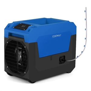 50 Pint(DOE) Commercial Dehumidifier with Pump Drain Hose Blue