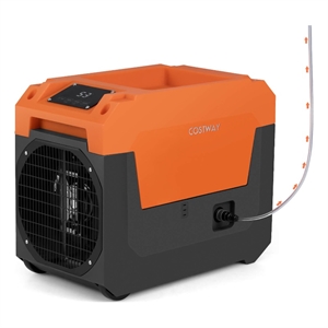 50 Pint(DOE) Commercial Dehumidifier with Pump Drain Hose Orange