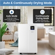 16 Pint(DOE) Dehumidifier for Basement 4500 Sq.Ft White