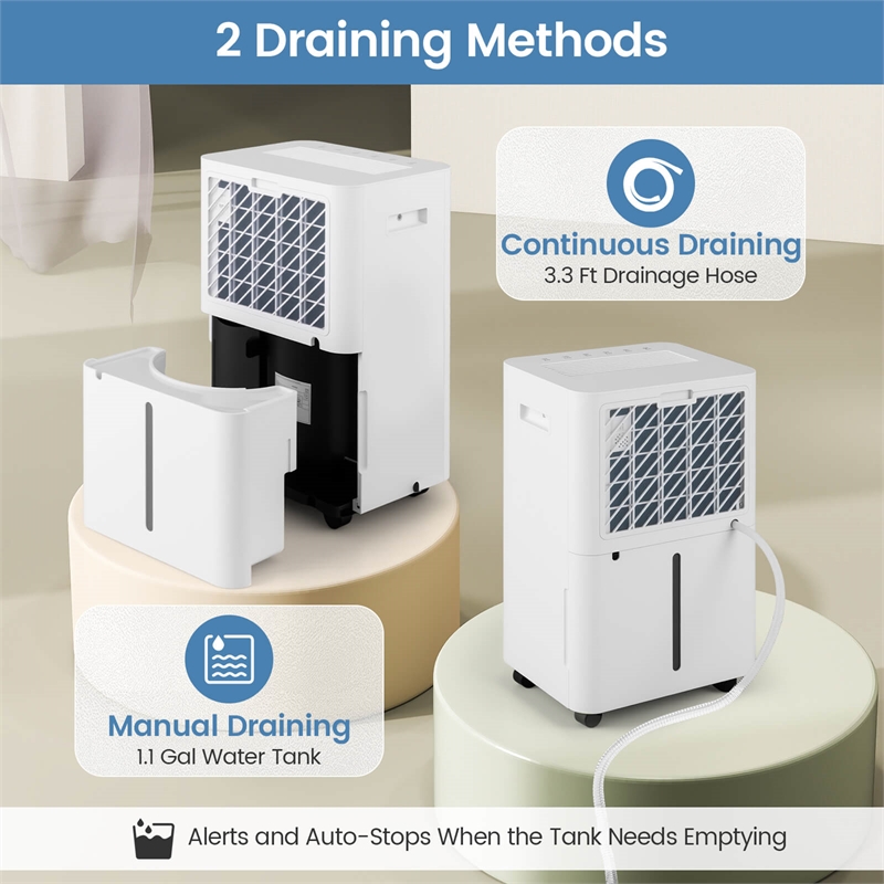 16 Pint(DOE) Dehumidifier for Basement 4500 Sq.Ft White